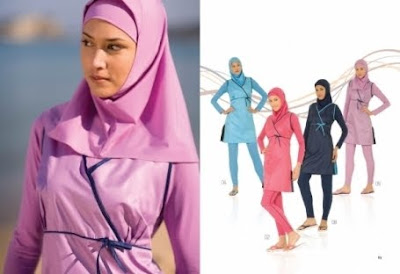 Hijab de plage élégant et pratique