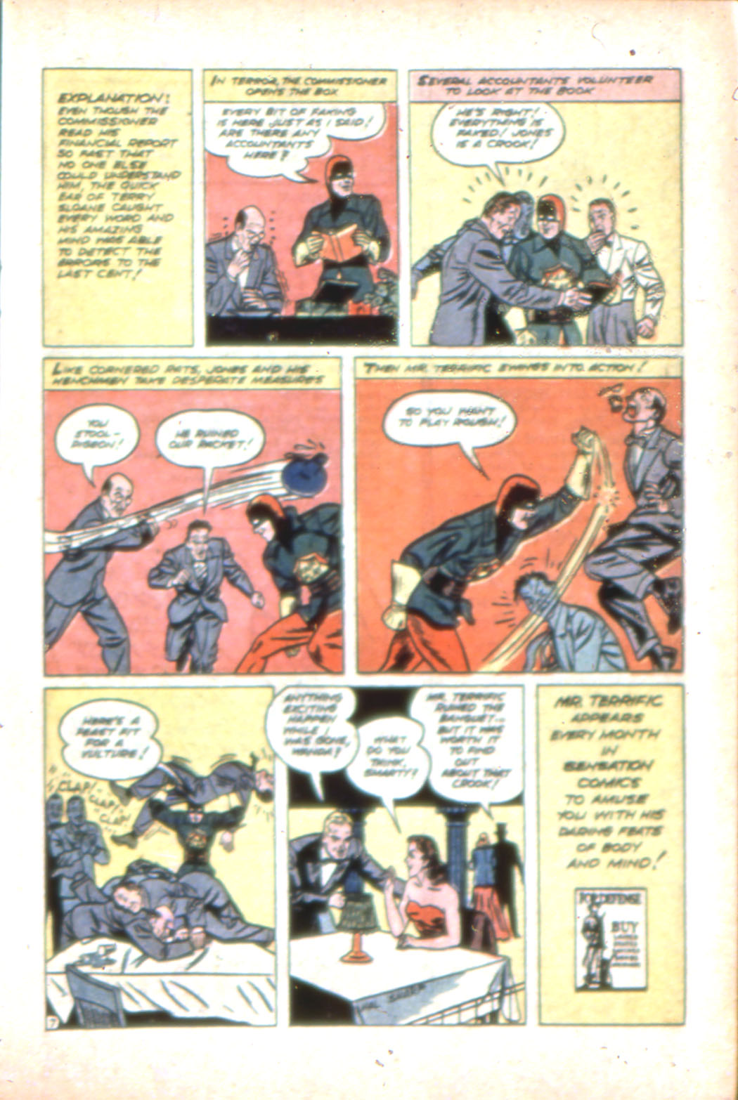 Read online Sensation (Mystery) Comics comic -  Issue #7 - 31