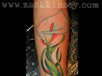 Calla Lily Flower Tattoo Designs