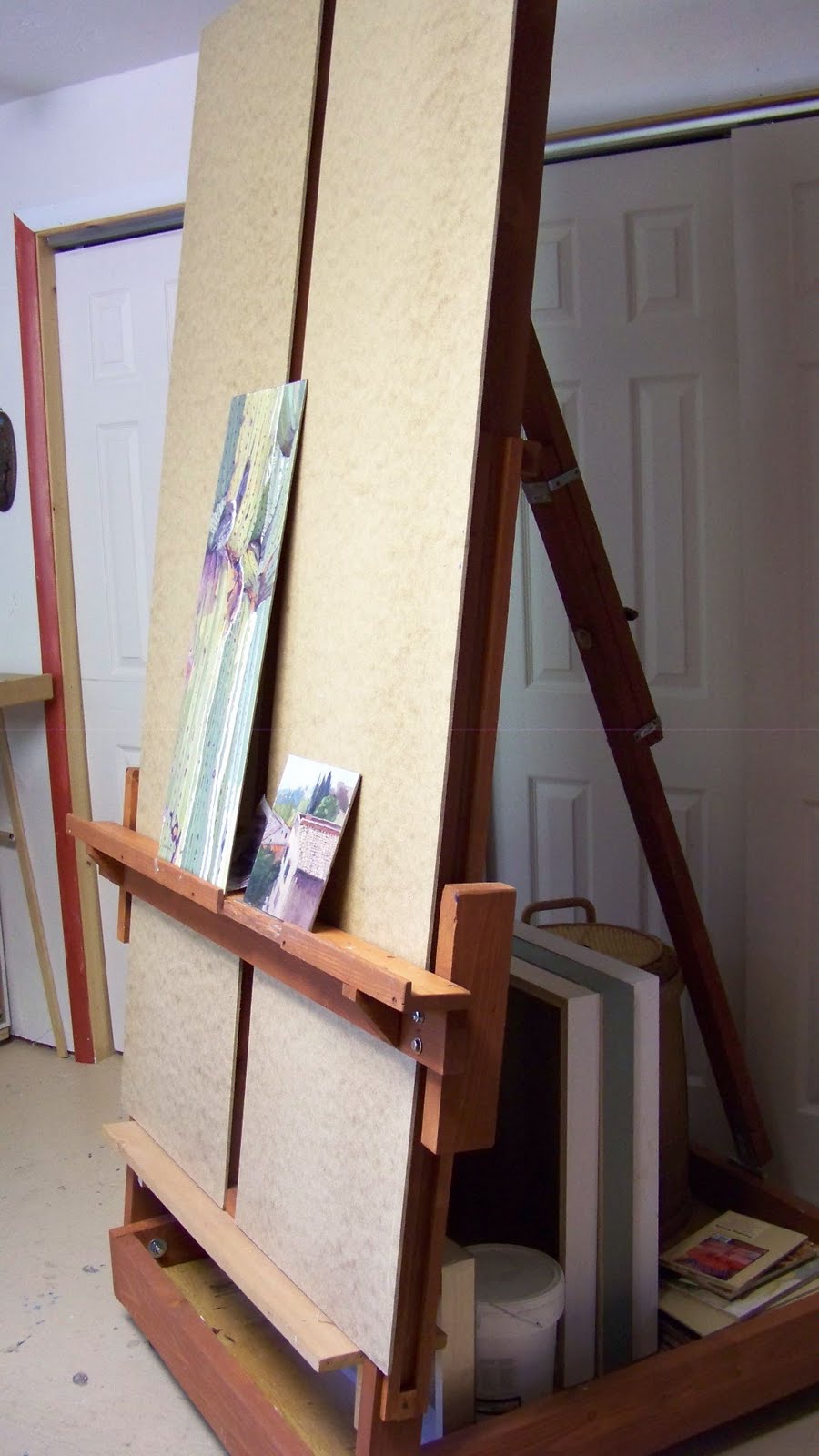 On an Artist Making an easel for an artist