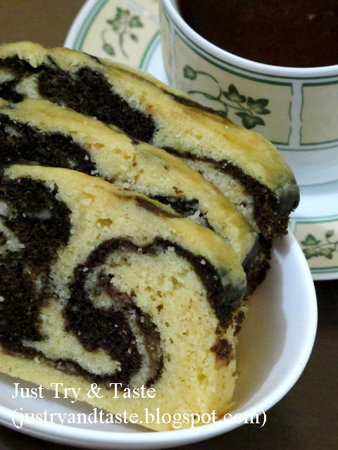 Resep Cake Marmer Kukus