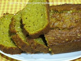 Resep Cake Labu Kuning (Pumpkin Bread) JTT