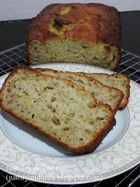 Resep Bolu Pisang (Banana Bread) JTT