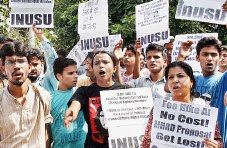 JNU students demand withdrawal of circular on expenditure
