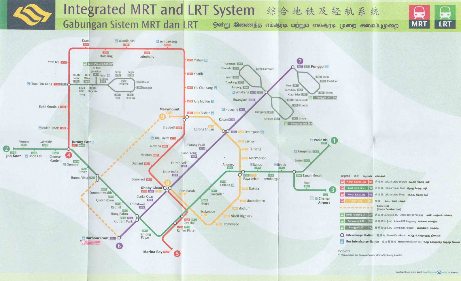 Terence's collections ...: Circle Line in Singapore