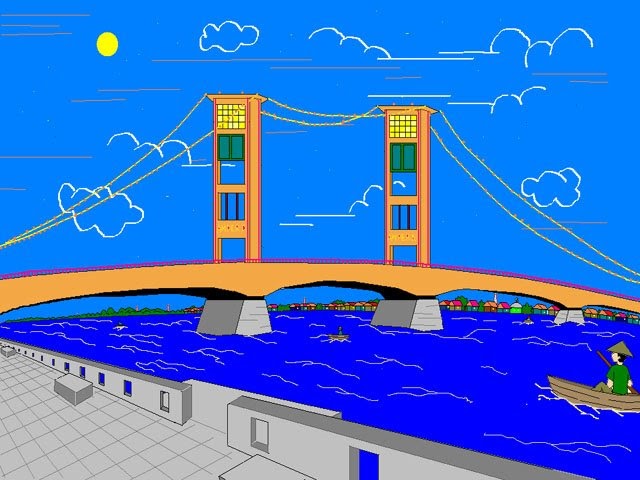 17+ Gambar Kartun Jembatan Ampera - Gambar Kartun Ku