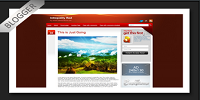 Intrepidity Red Blogger Template
