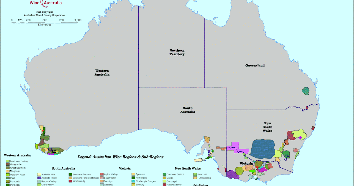 We Study Wine Map of Australia