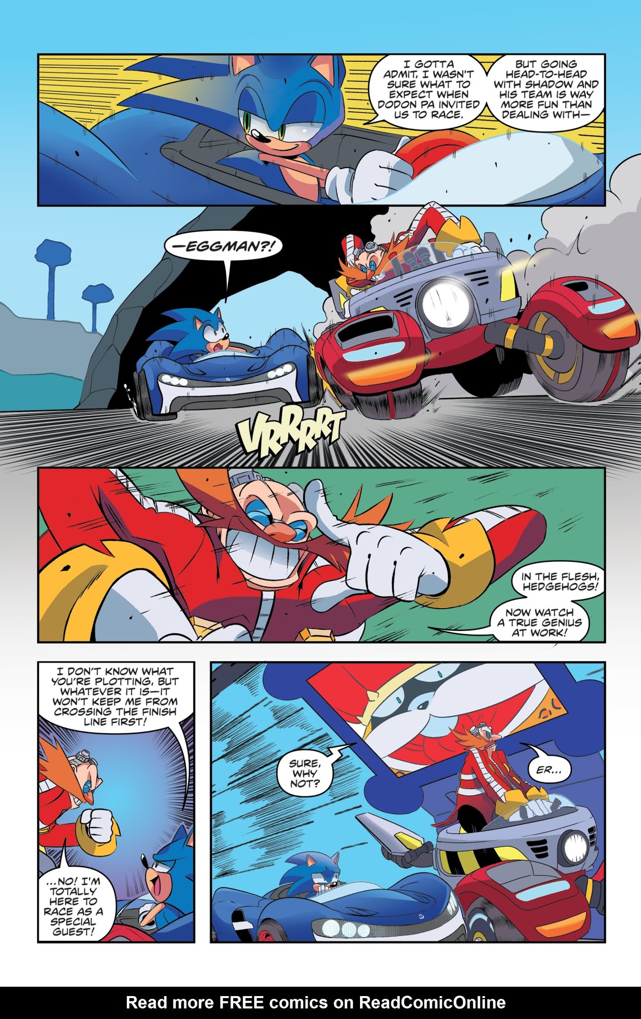 Read online Team Sonic Racing One-Shot comic -  Issue # Full - 7