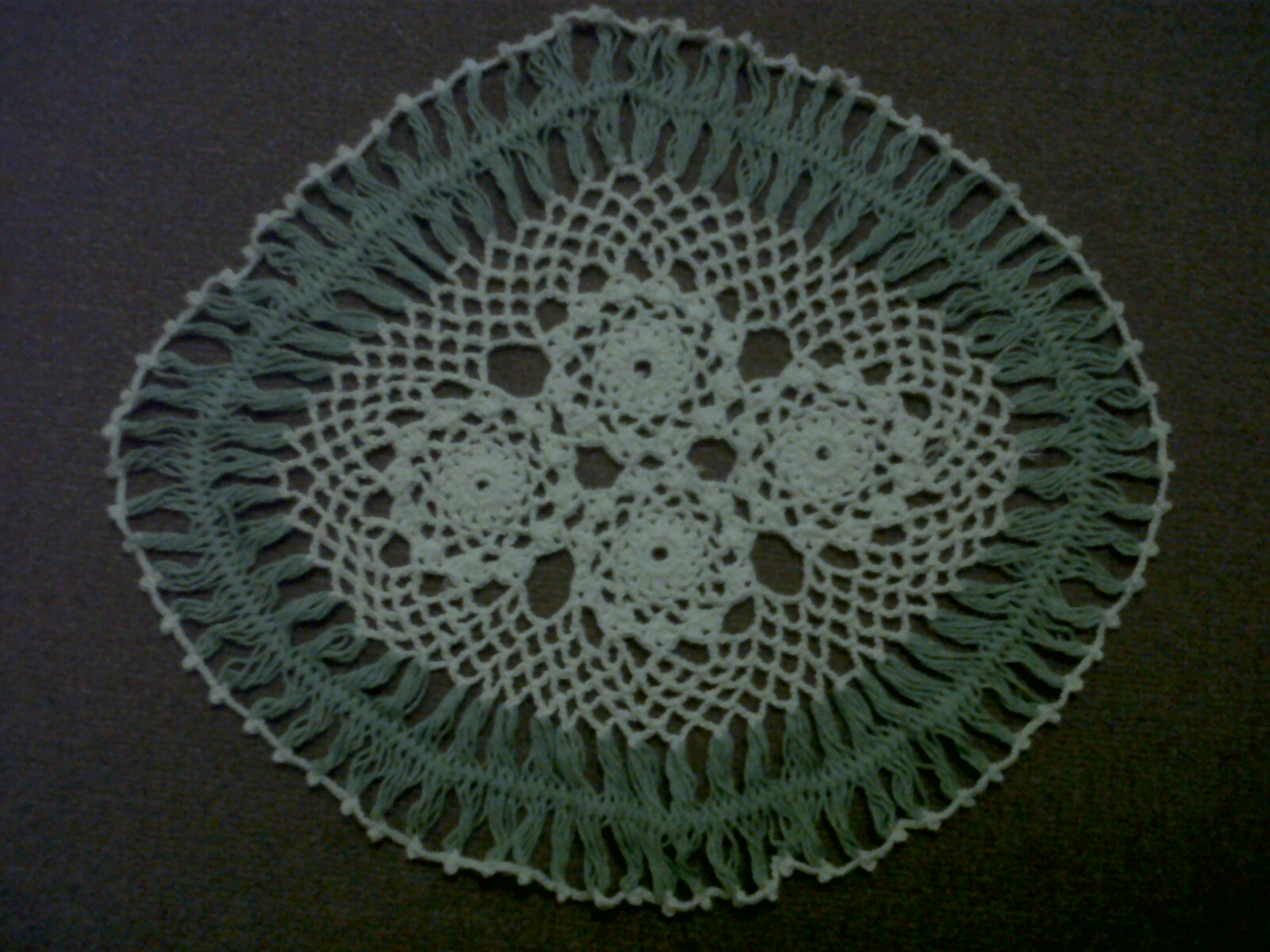 Rajutan Benang Kreasiku Crochet Lace Taplak Meja Kecil