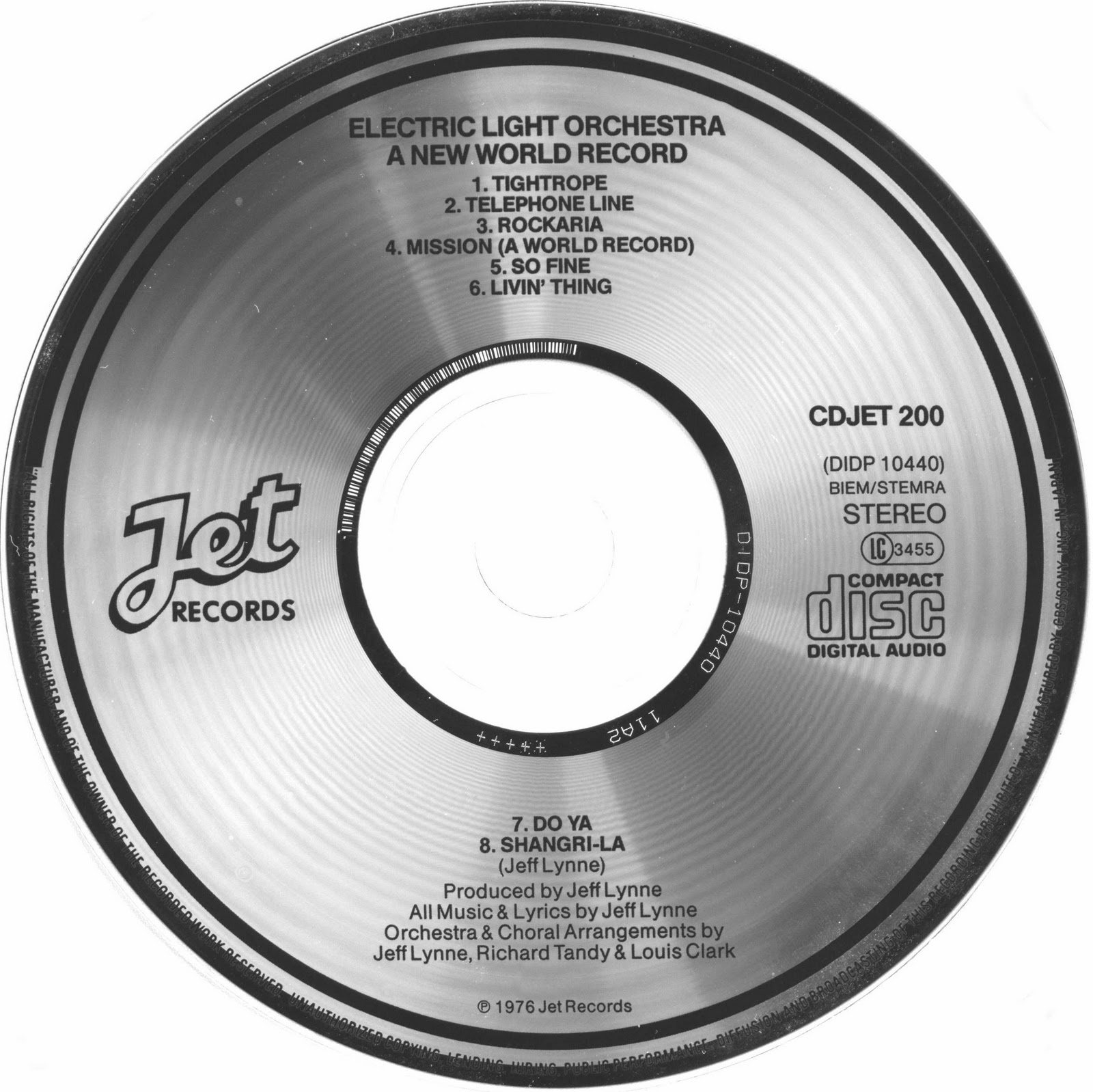 Musicotherapia Electric Light Orchestra A New World Record (1976) Musicotherapia Electric Light Orchestra A New World Record (1976)