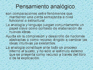 Pensamiento analogico