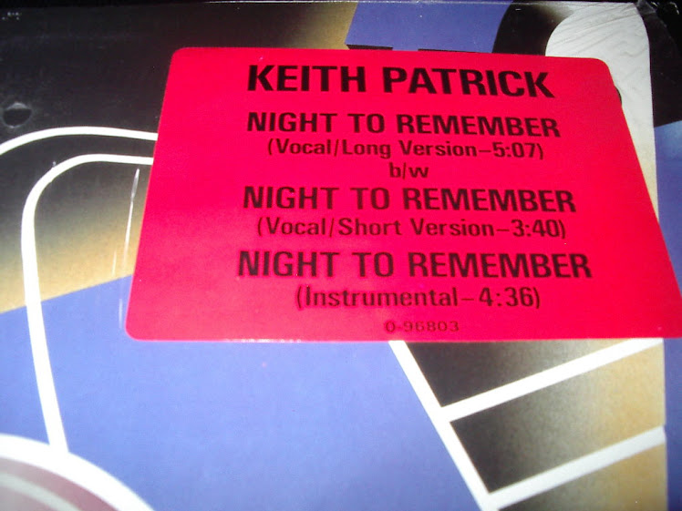 12'' Keith Patrick - Night To Remember 1986 - 2
