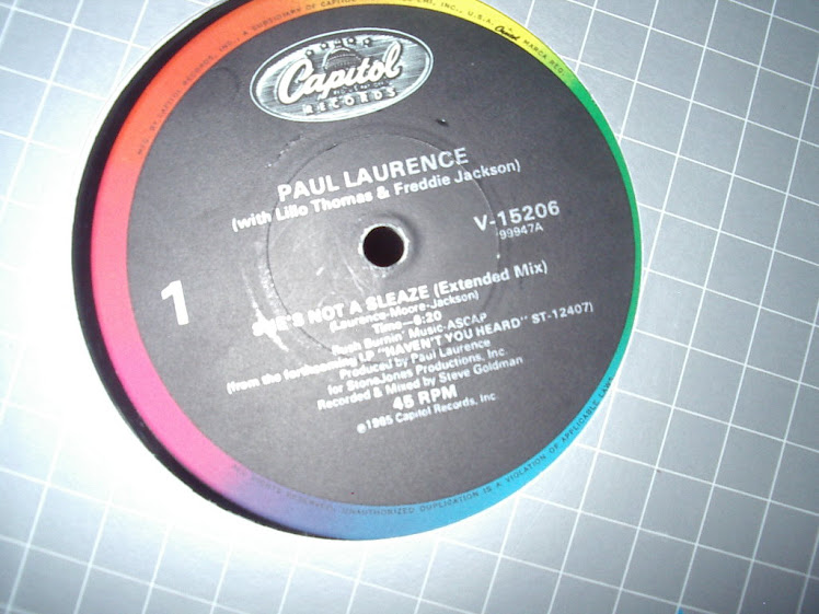 12'' Paul Lawrence - She's Not A Sleeze 1985