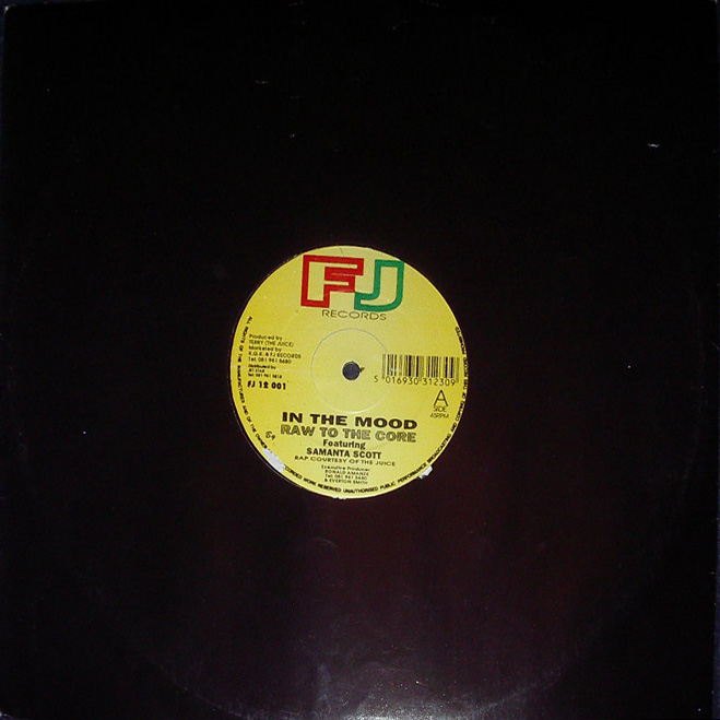 12'' Raw To The Core Ft. Samantha Scott - In The Mood 1993