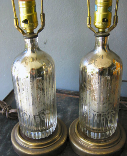 Left Coast Luxe Mercury Glass Lamps