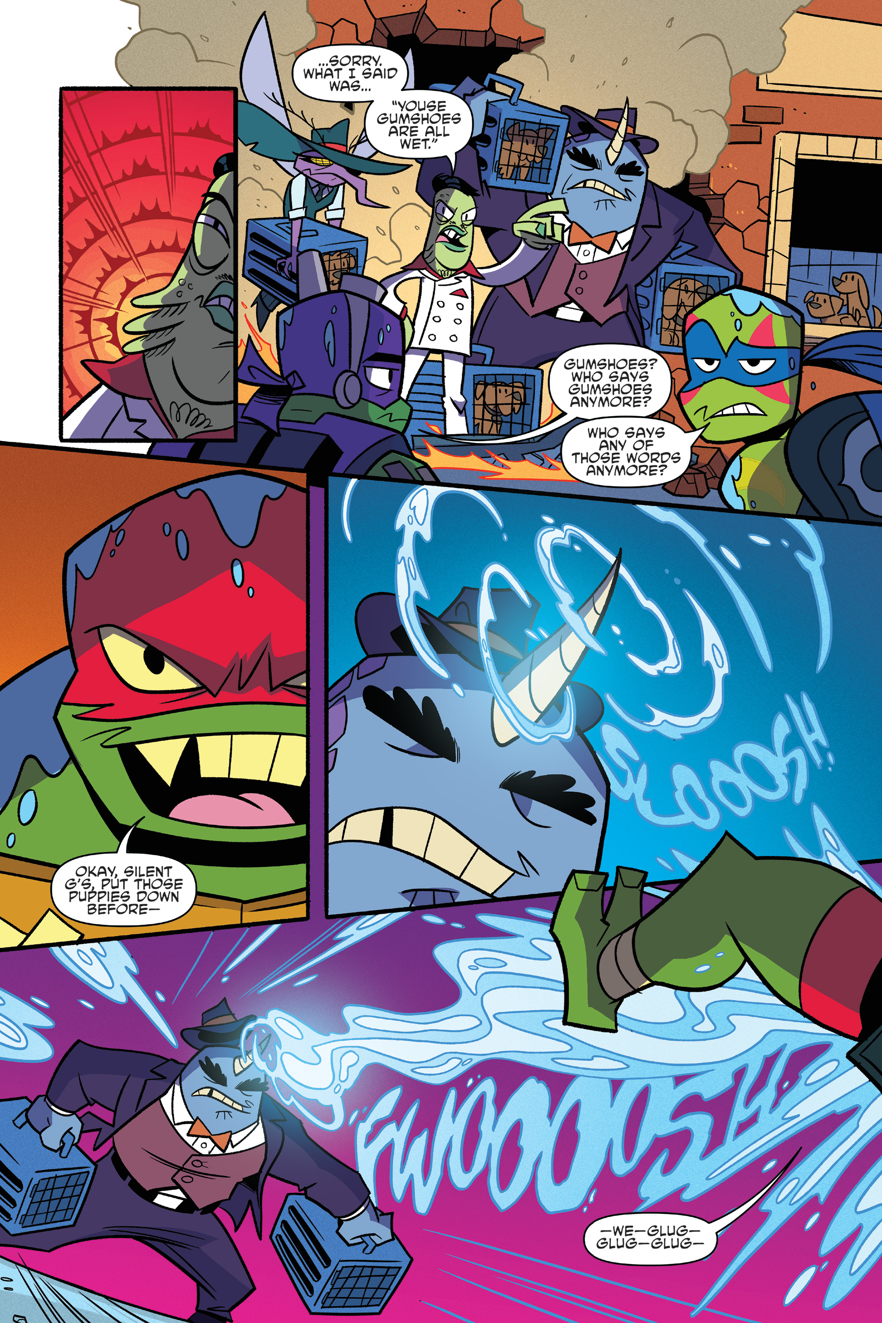 Read online Rise of the Teenage Mutant Ninja Turtles: Sound Off! comic -  Issue # _TPB - 21