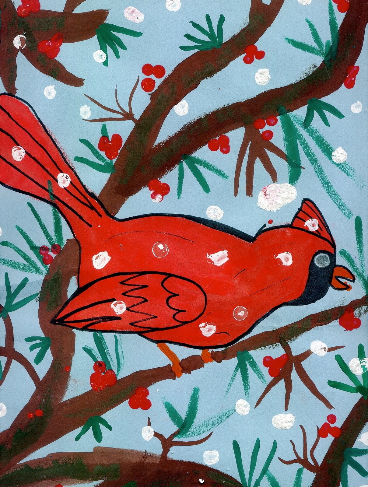 Winter Art Projects For Second Grade