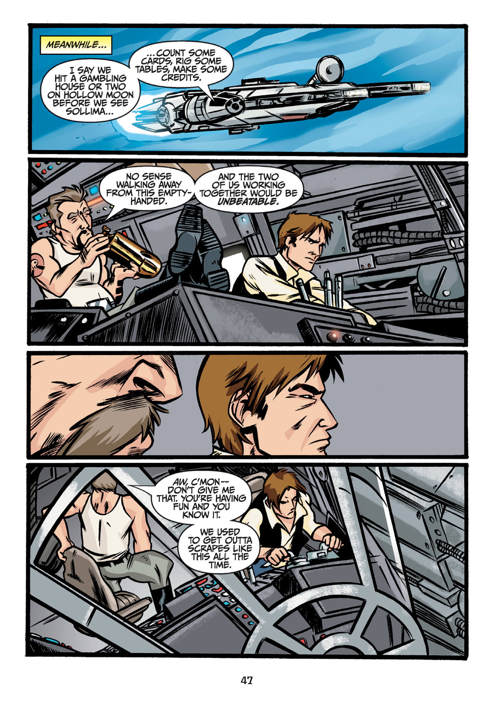 Read online Star Wars Adventures comic -  Issue # Issue Han Solo and the Hollow Moon of Khorya - 49