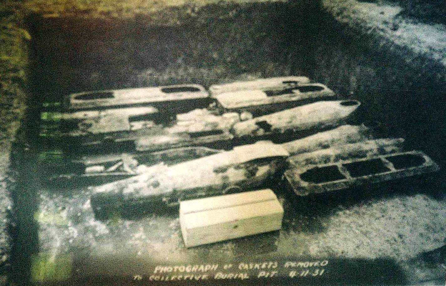 HISTORICAL BATON ROUGE 23 caskets unearthed in 1931 on new State