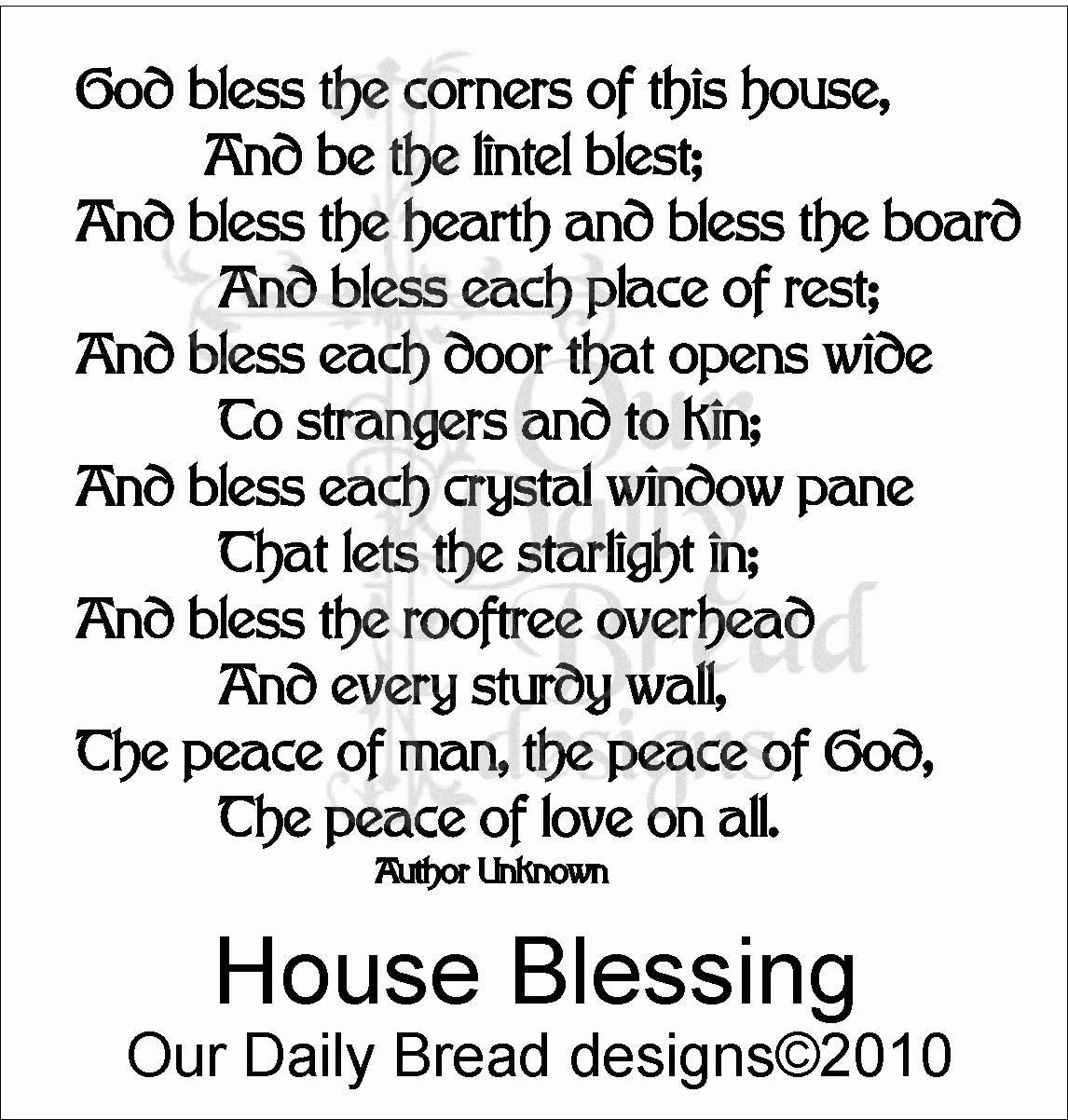 Irish New Home Blessing Poems Irish New Home Blessing Poems