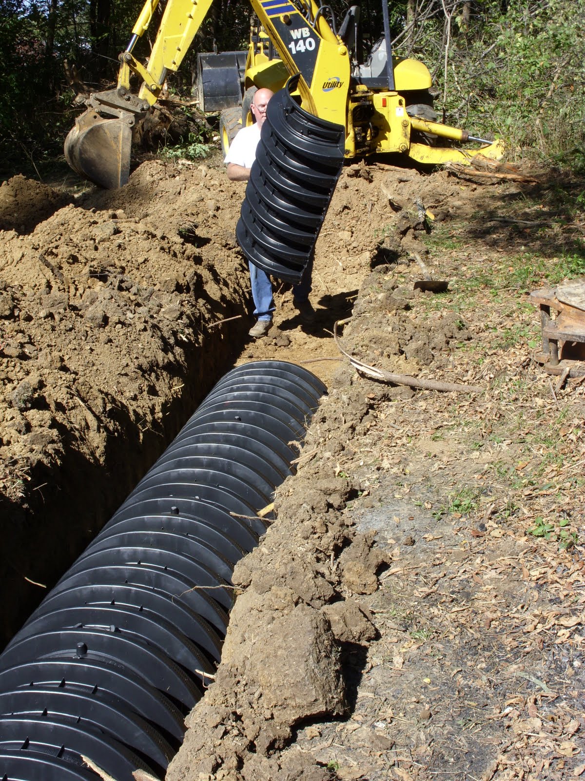 The House on Hilltop Farm Dirt/Basement framing/septic fingersNow