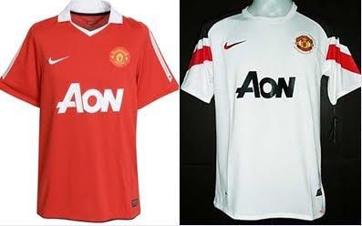 REFERENSI BOLA: Kostum Baru Manchester United Musim 2010-2011
