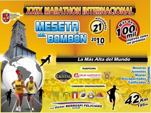 Cerro de Pasco Así era mi tierra XXIX Maratón Internacional “Meseta