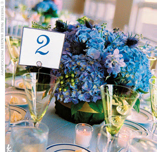 Blue Wedding Flowers