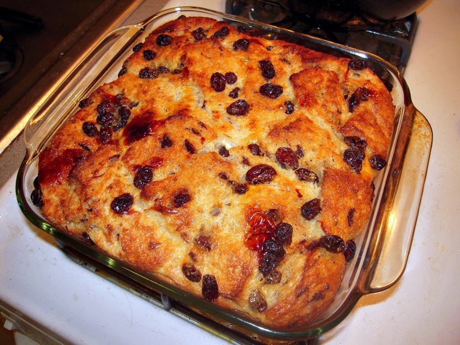 The Podanys to our world Simple Raisin Bread Pudding