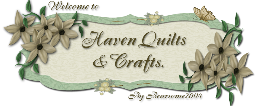 Haven Quilts and Crafts.