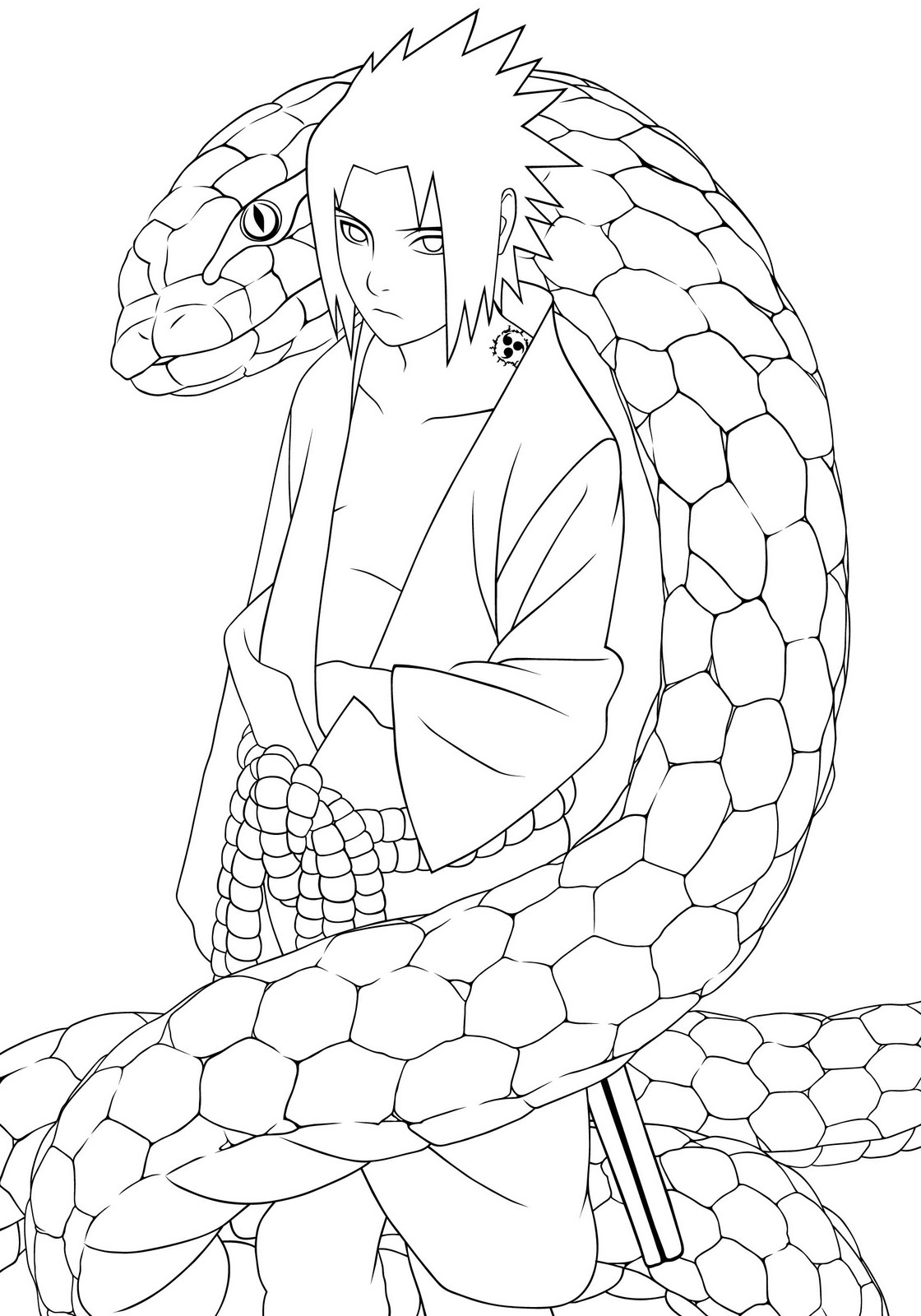 naruto coloring pages sasuke - photo #41