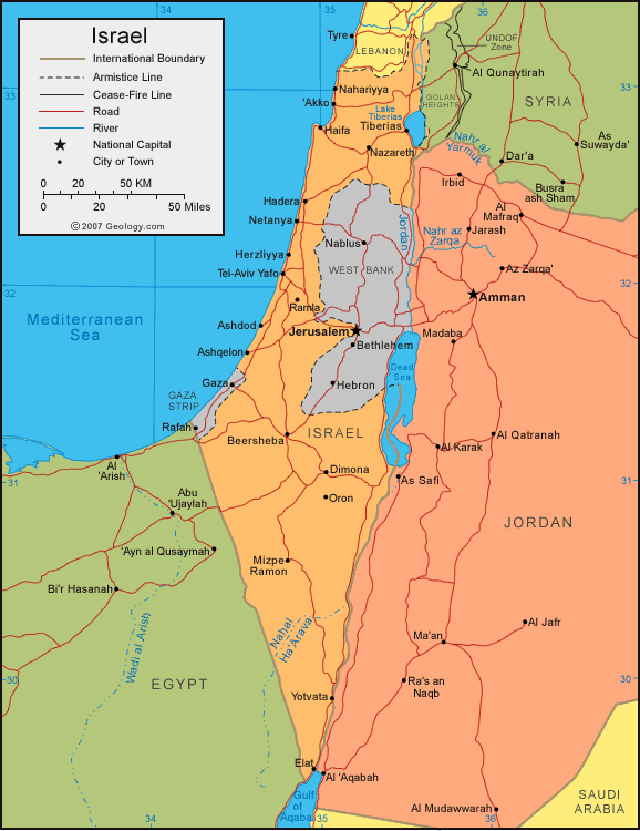 Maps of Israel - Cost-free Printable Maps image relating to Printable Map of Israel identify Maps of Israel - Free of charge Printable Maps