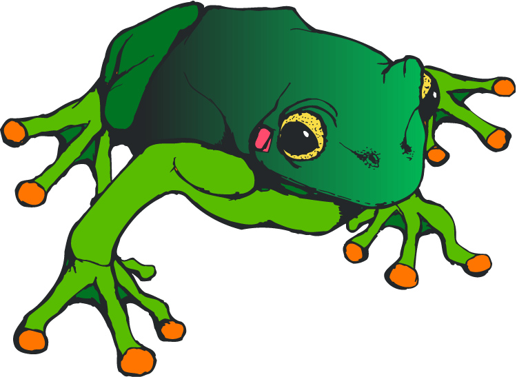 free clipart frog cartoon - photo #19