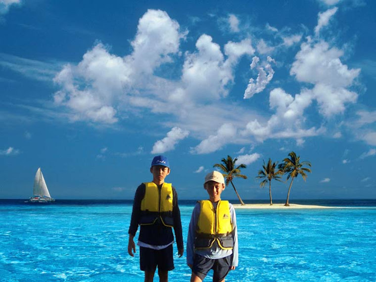 Mas & Adik di Azul dg Cloud "Allah"