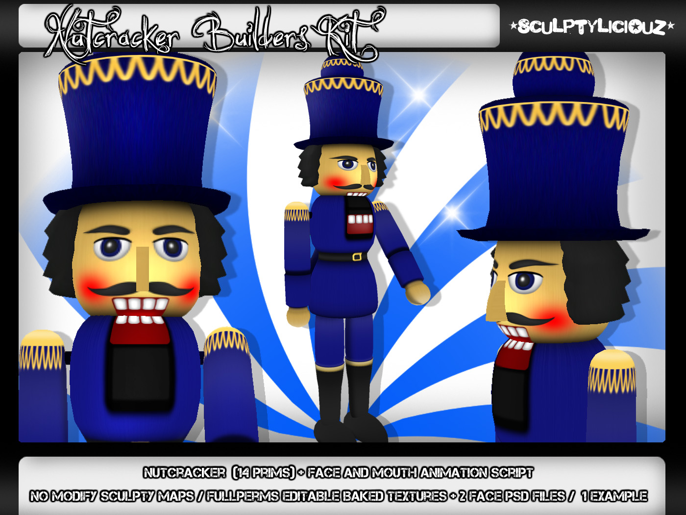 SculptyliciouZ Builders Kits Nutcracker Builders Kit