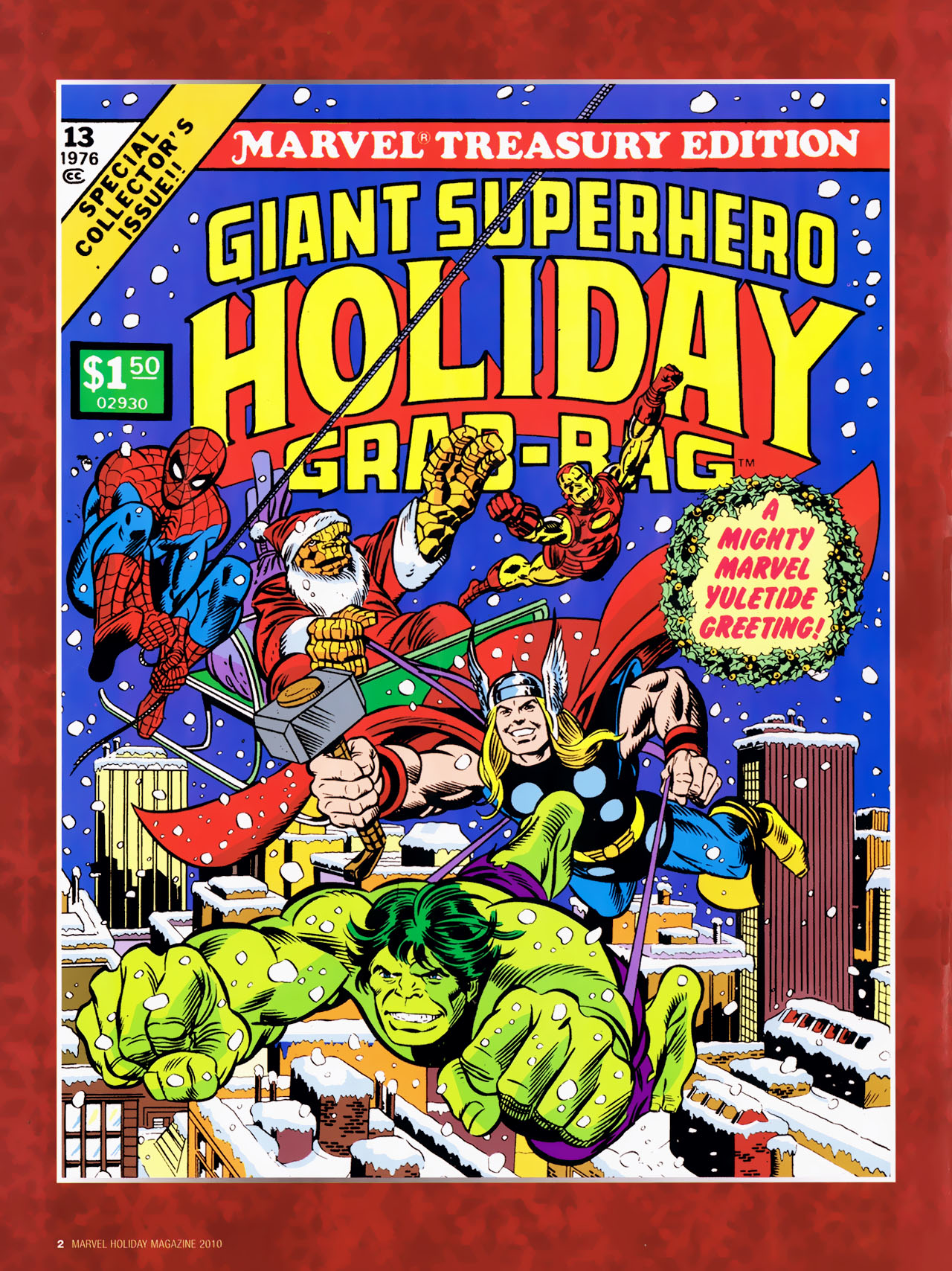 Read online Marvel Holiday Magazine 2010 comic -  Issue #1 - 6