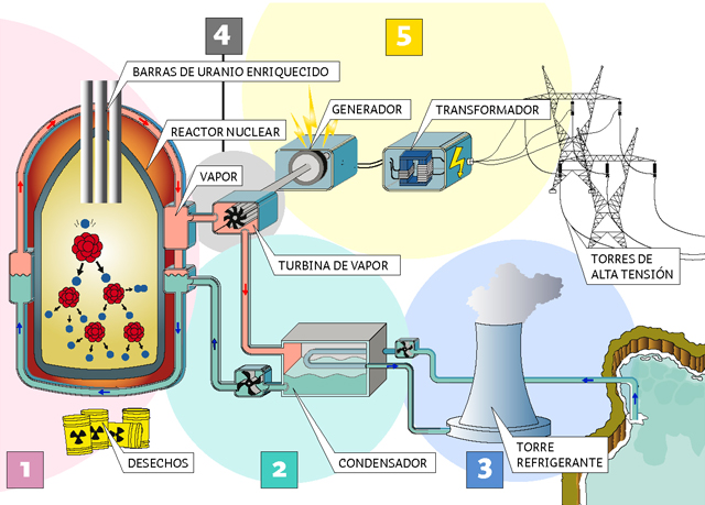 Cómo funciona una central nuclear: proceso y energía generada