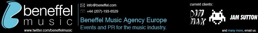 ::Beneffel Music Agency Europe:: Events & PR