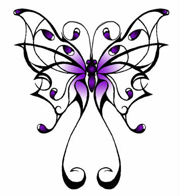 Popular tattoos in the world: Butterfly Tattoo Designs