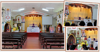 Inside the Church of St John Vianney in Tampin, Negeri Sembilan