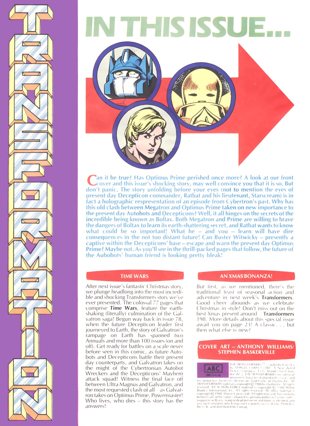 Read online The Transformers (UK) comic -  Issue #197 - 2