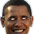 Máscara de Obama para imprimir y usar