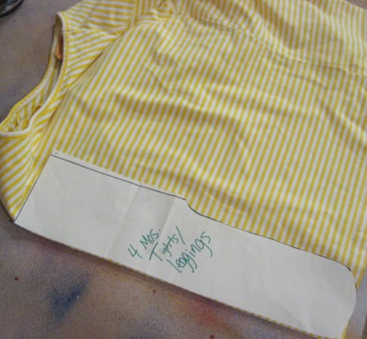 Then you’ll flip you’ll pattern piece to make the opposite leg - line ...
