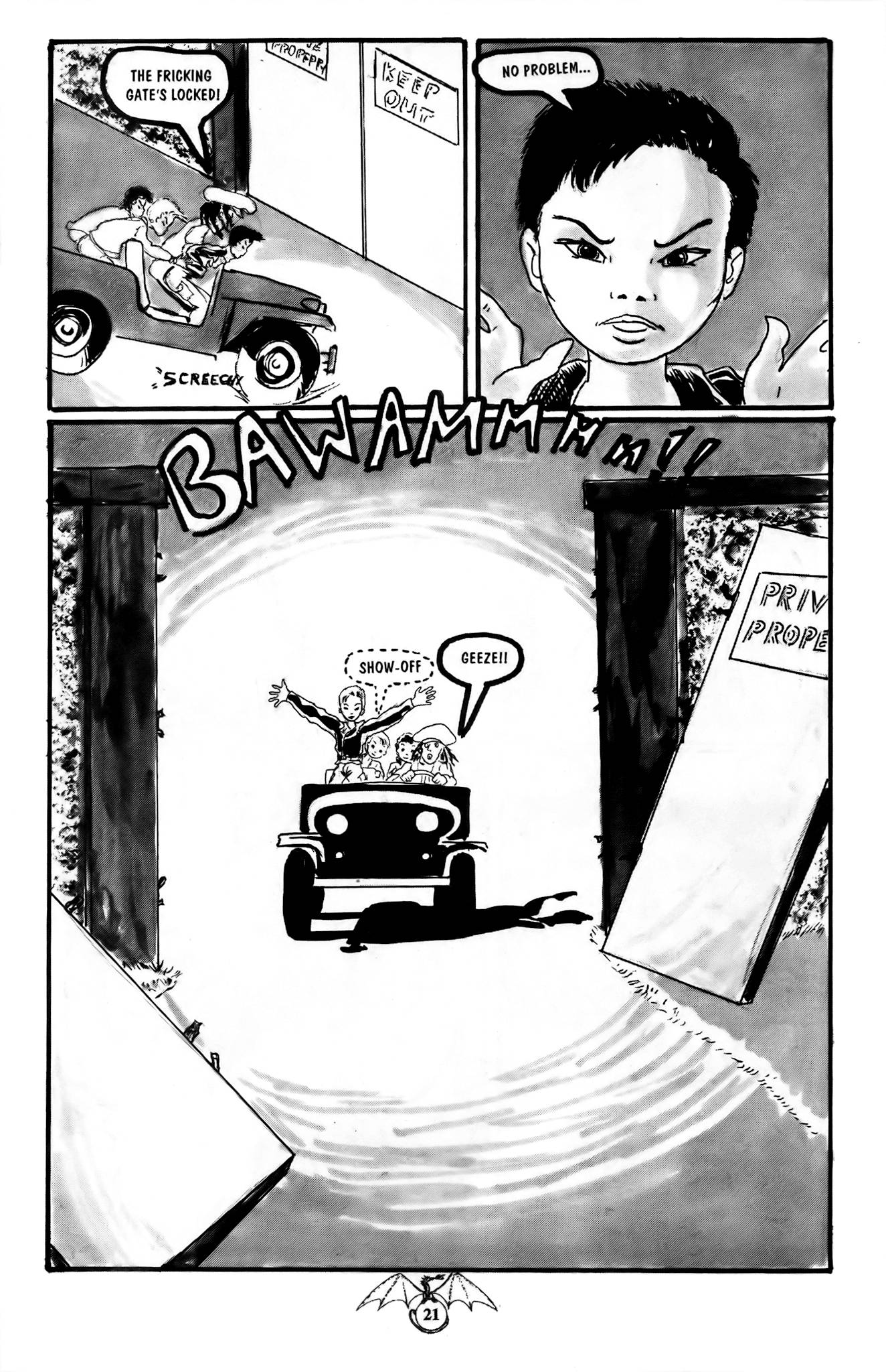 Read online Dragons in the Moon comic -  Issue #3 - 23