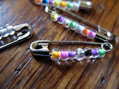 DIY Rainbow Beaded Safety Pin Bracelet  Dream a Little Bigger