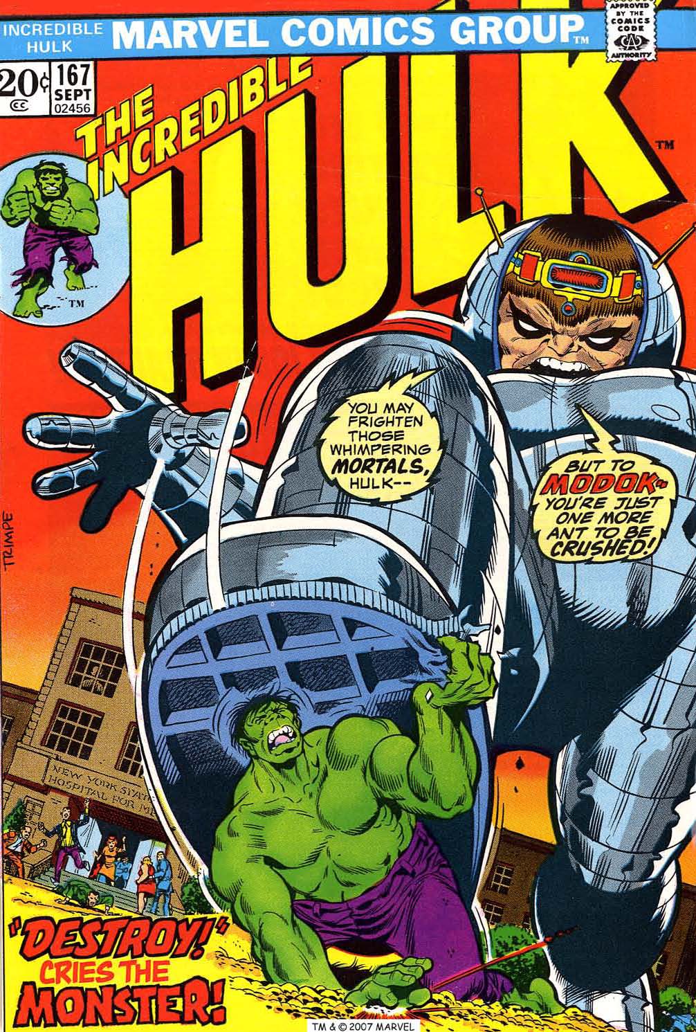 Read online The Incredible Hulk (1968) comic -  Issue #167 - 1