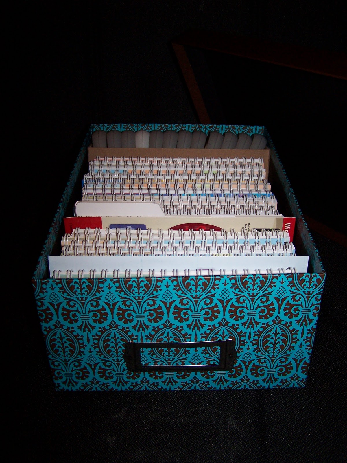 CRAFTY STORAGE Tracey's Cricut Cartridge storage idea