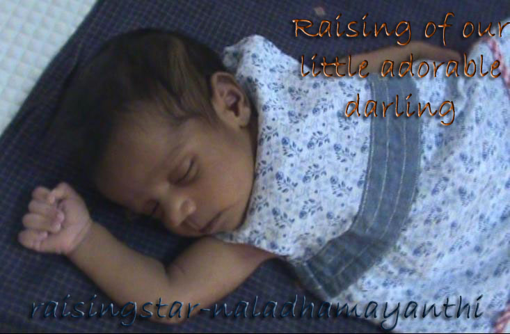 Raising of our  little adorable darling