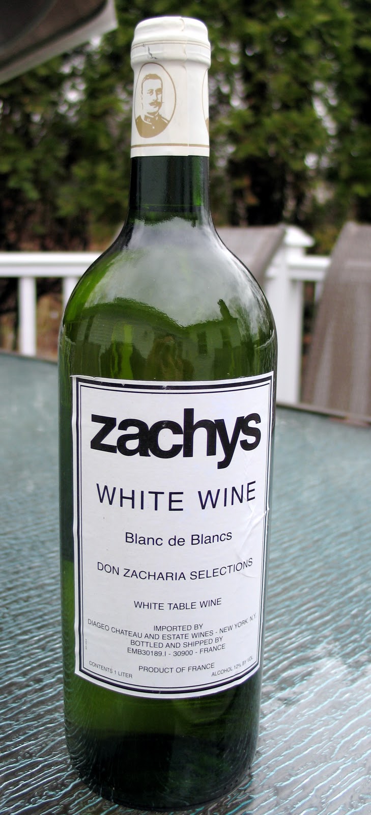 Spirit of Wine Rating **+ Zachys White Wine, Blanc de Blancs